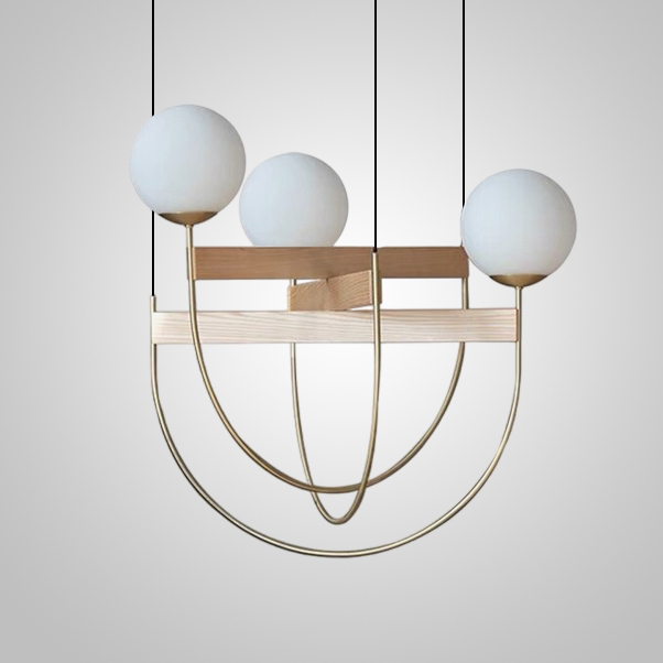 Подвесной светильник GIERTON D54 Light brown by ImperiumLoft