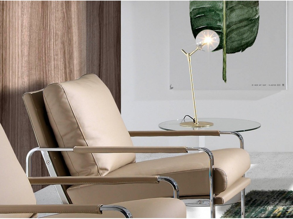 Настольная лампа Atom латунь Aromas del Campo