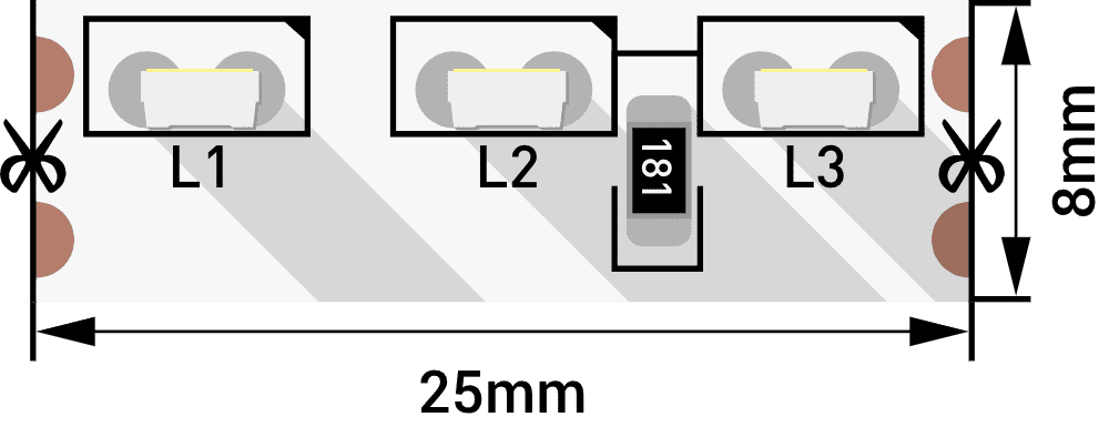 Лента светодиодная SWG SWG315120-12-9.6-W