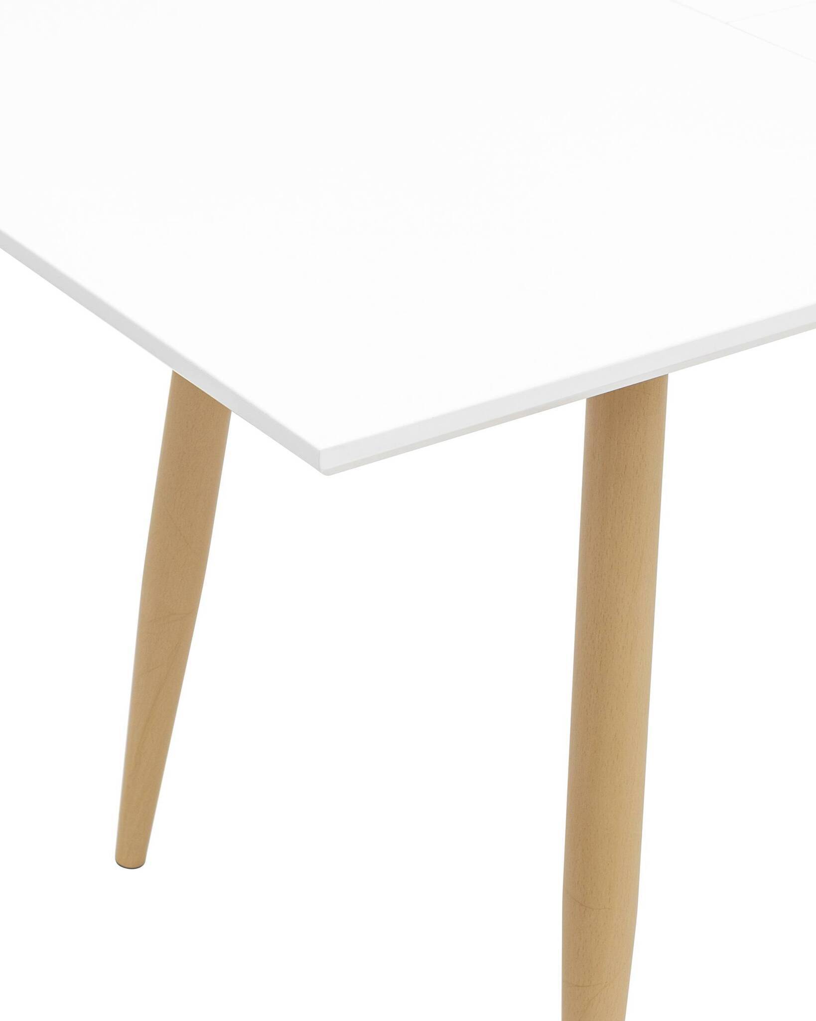 Стол обеденный Стокгольм раскладной 120-160*80 белый Stool Group