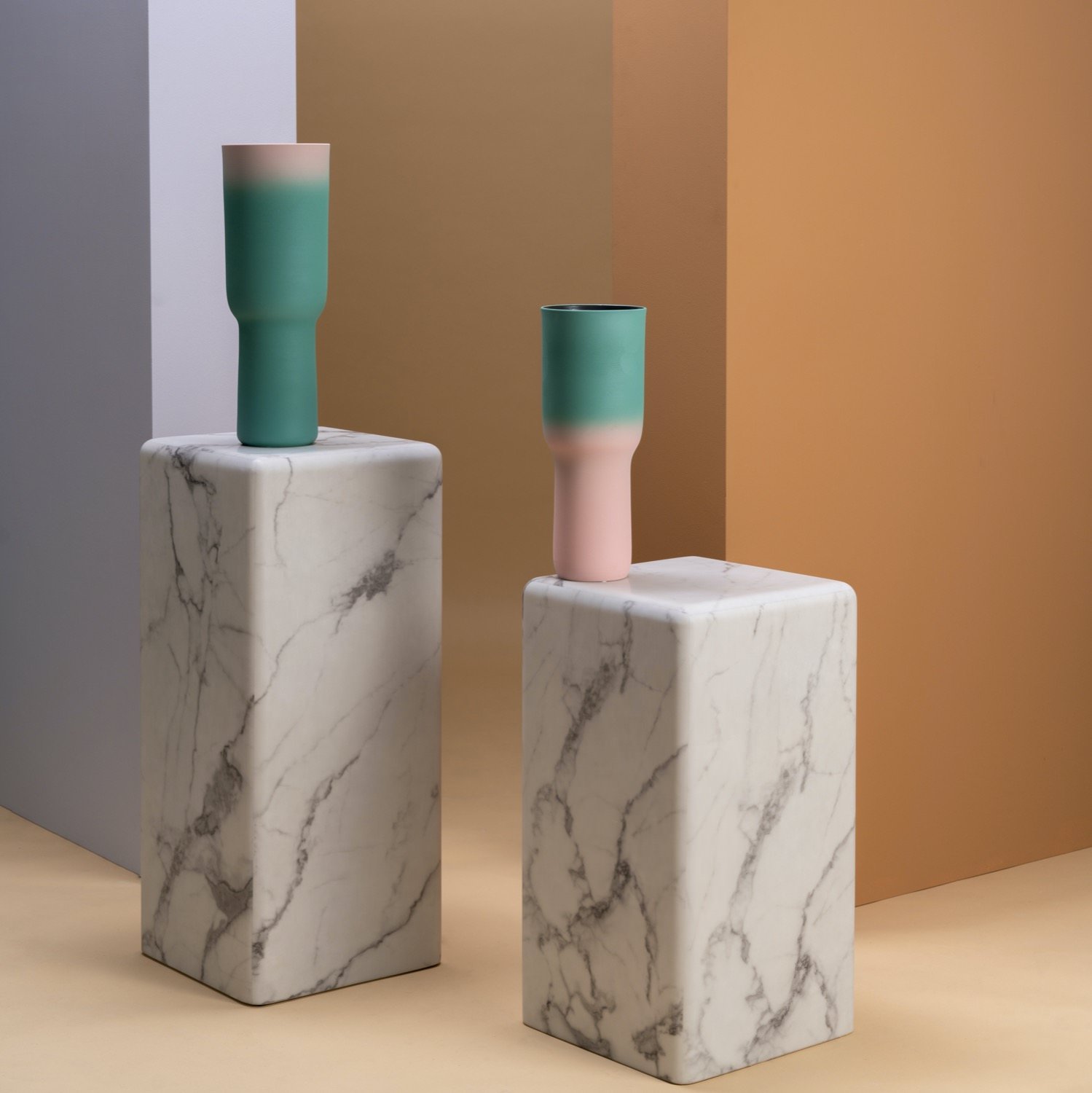 Ваза Pols Potten Sherbet S Green Pink