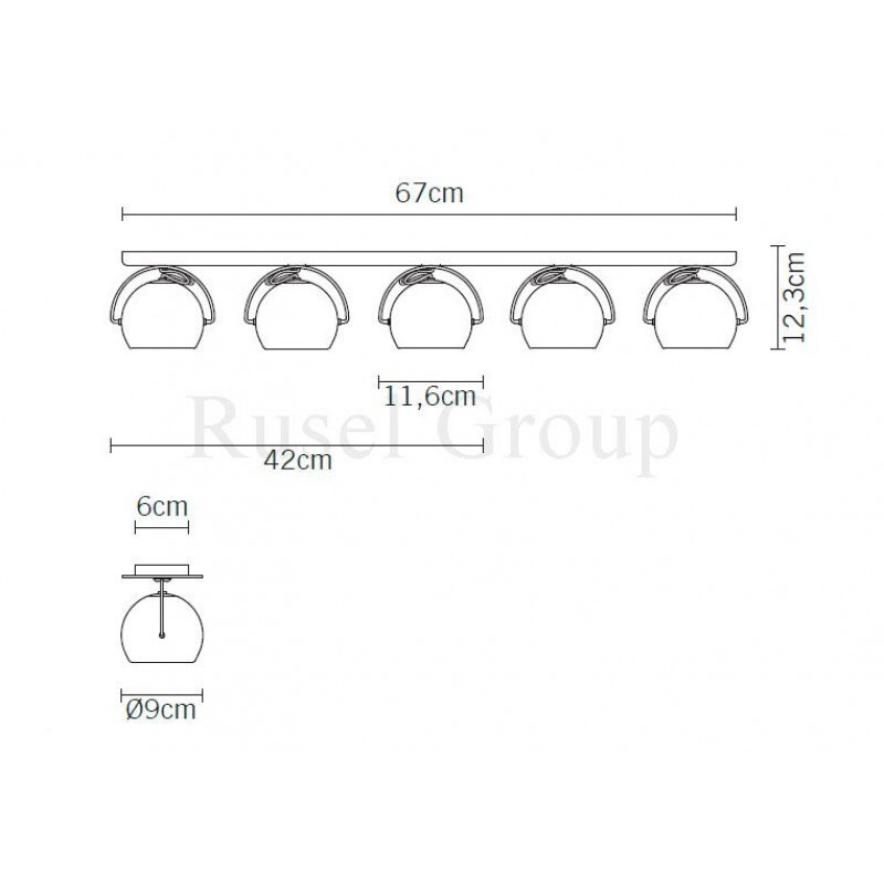 Потолочный светильник Fabbian Beluga White D57 G37 01