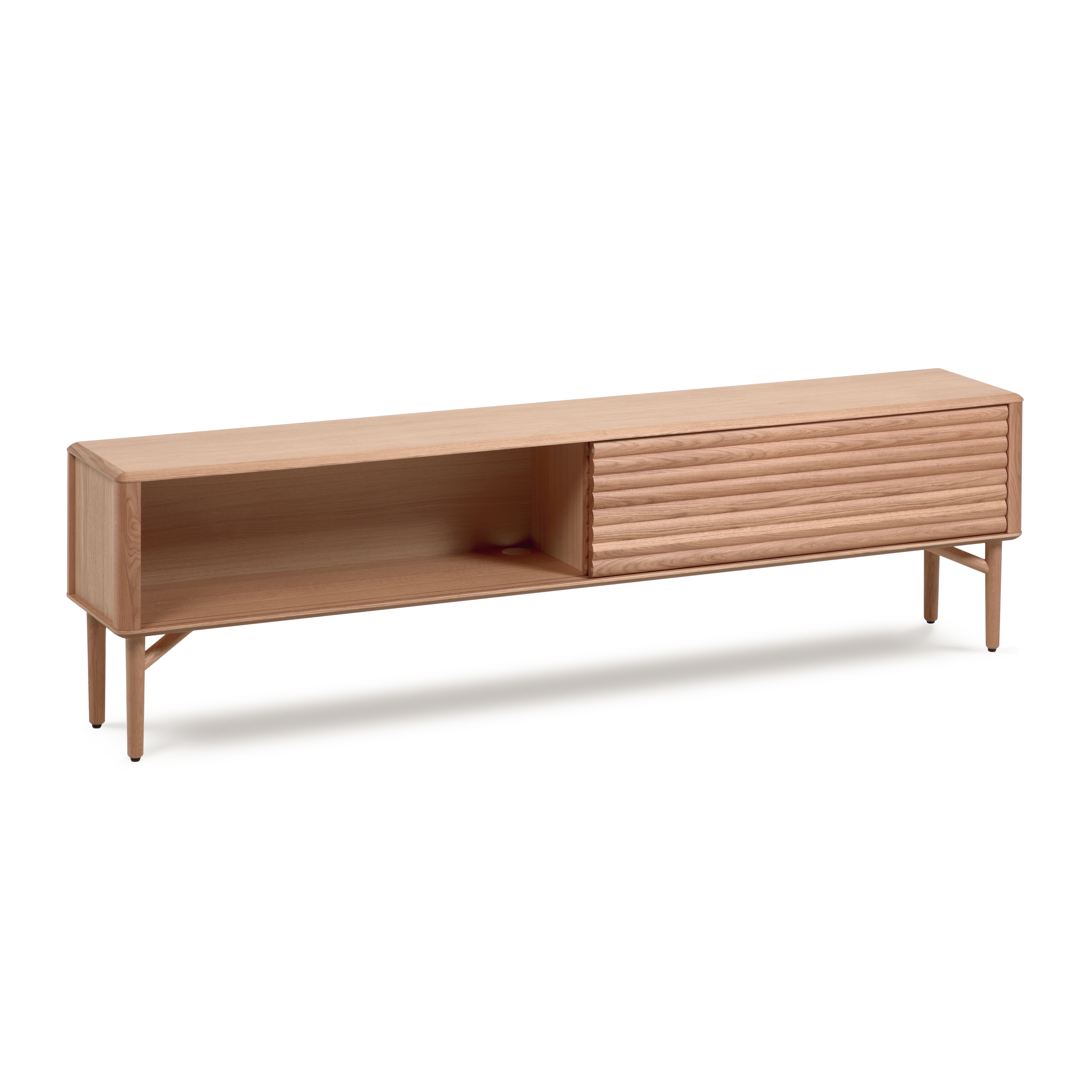 Тумба под TV Lenon из древесины дуба 200 x 55 cm La Forma (ex Julia Grup)