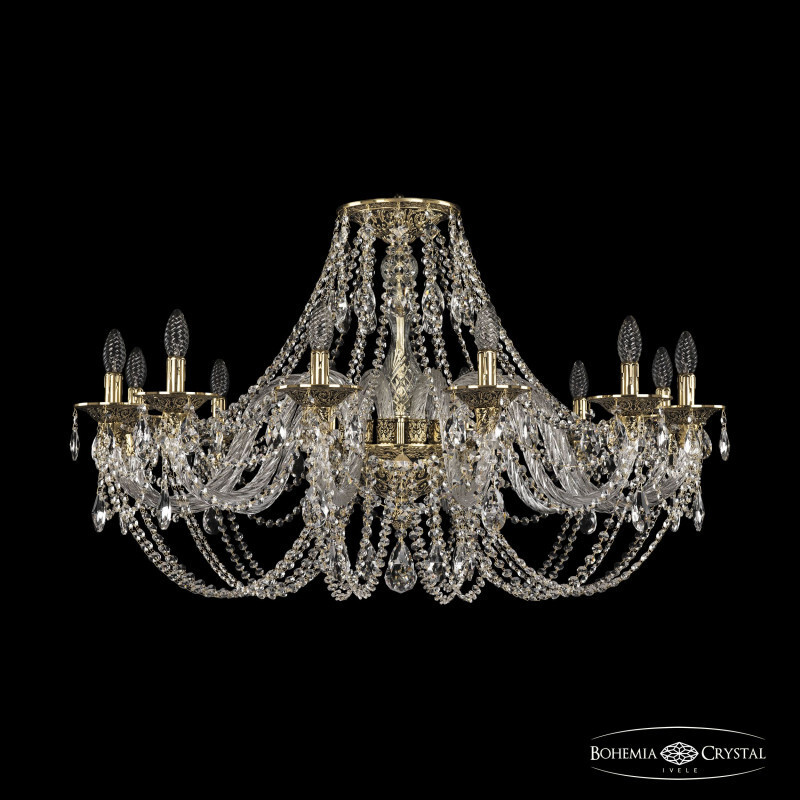 Подвесная люстра Bohemia Ivele Crystal 16106/12/360 GB
