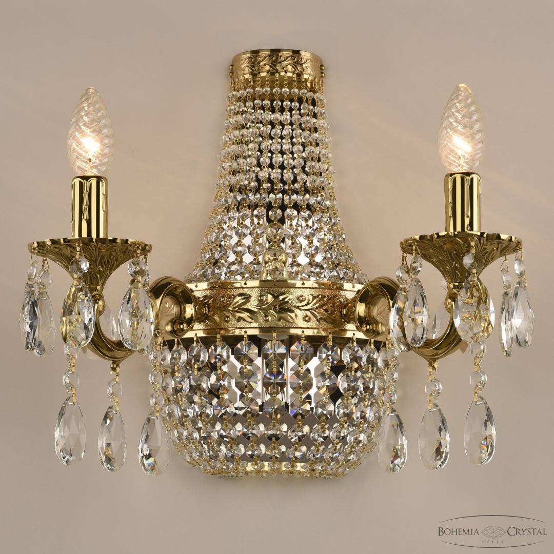 Бра хрустальные 2211H201B/2/35IV G Bohemia Ivele Crystal