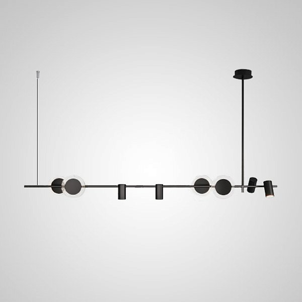 Подвесной светильник HELVIG Black by ImperiumLoft
