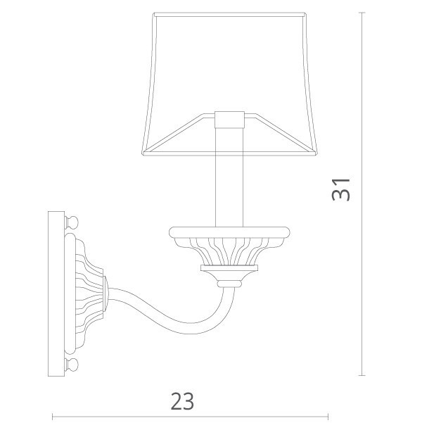 Бра Divinare 1175/01 AP-1