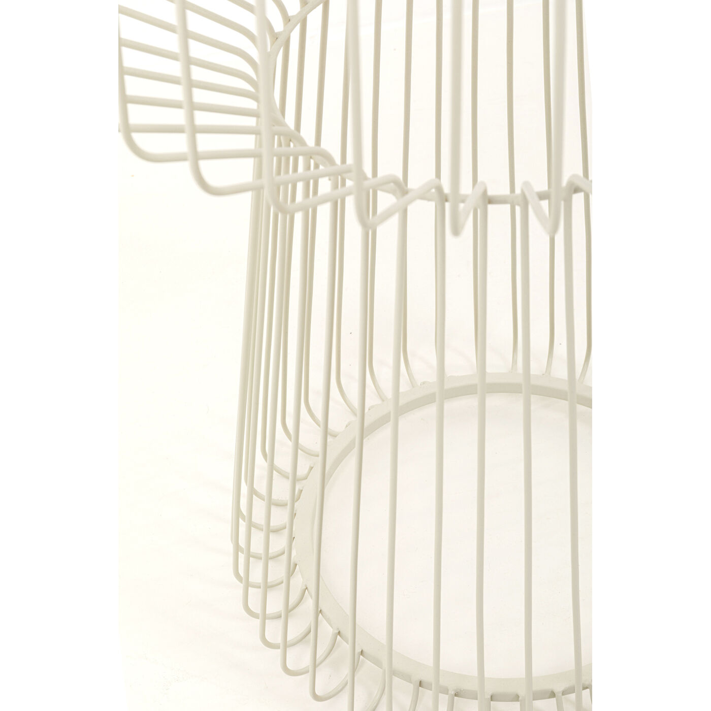 Приставной стол Lisboa White Ø38cm KARE 70153