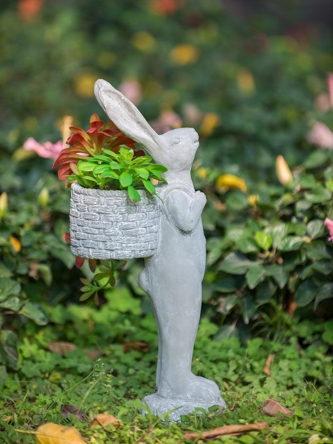 Кашпо Зайчик Glasar D8828