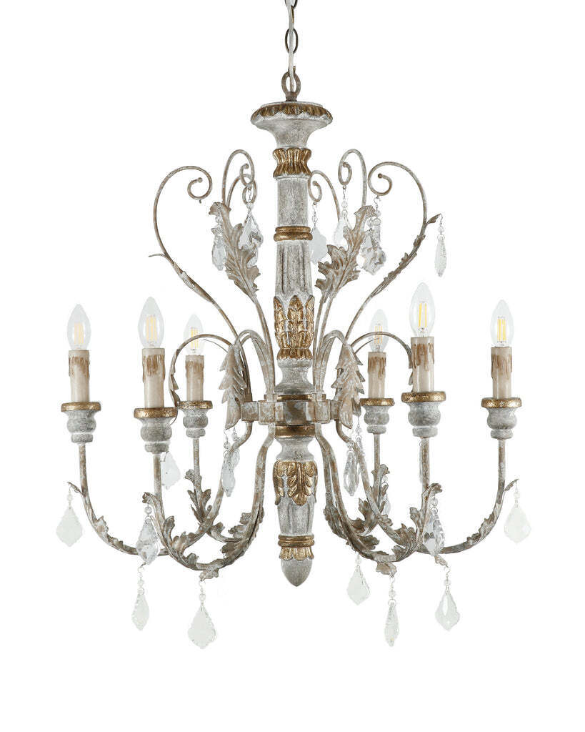 Люстра с шестью лампами Чизвик Louvre Home 10063-6D