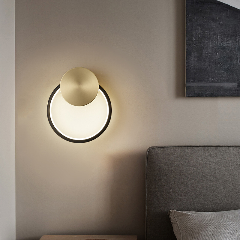 Настенный светильник WOLKE SMALL D20 Black by ImperiumLoft