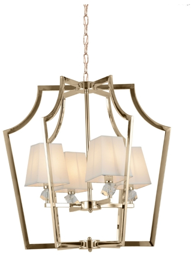 Подвесная люстра Lumina Deco LDP 1249-4 GD+WT