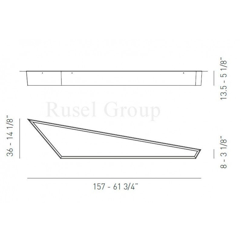 Потолочный светильник AXO LIGHT SHATTER PL G