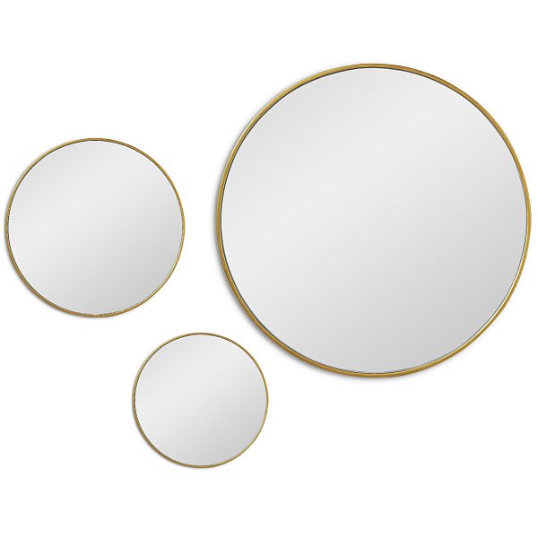 Jupiter Gold Сет из 3-х зеркал Ø70, Ø40, Ø30 см Art-Zerkalo SM017GL