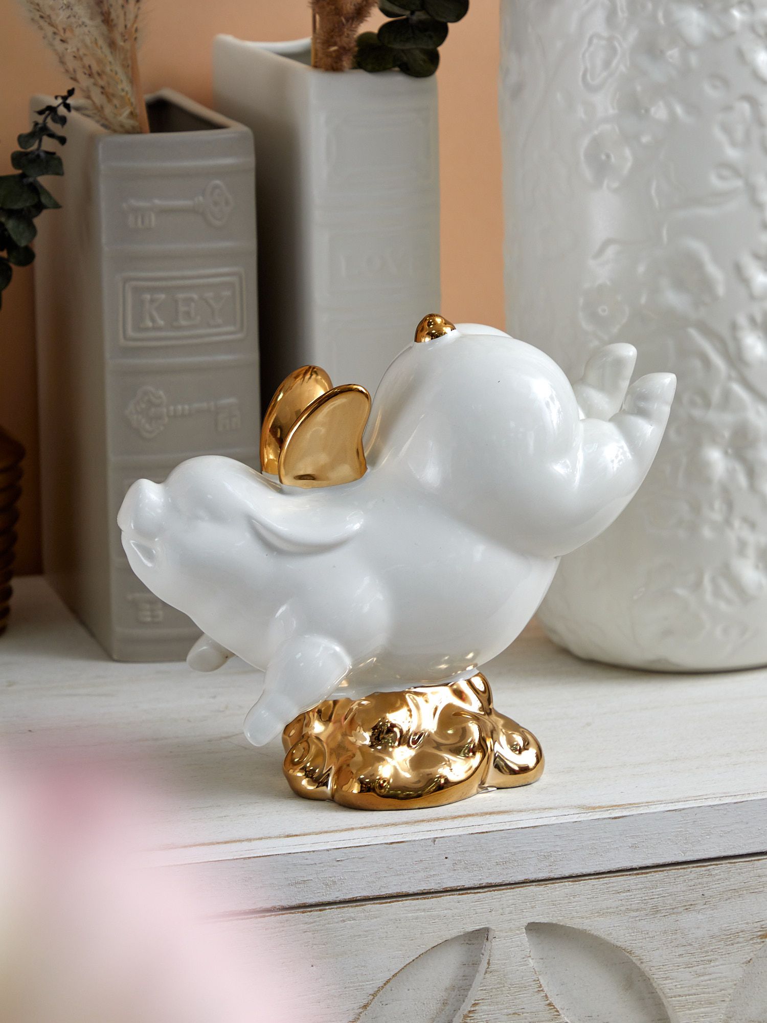 Фигурка Счастливая хрюша Glasar 68-017