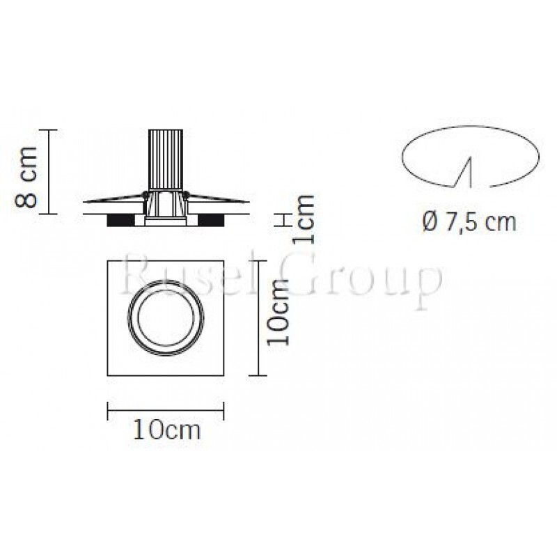 Встраиваемый светильник Fabbian Venere D55 F53 01