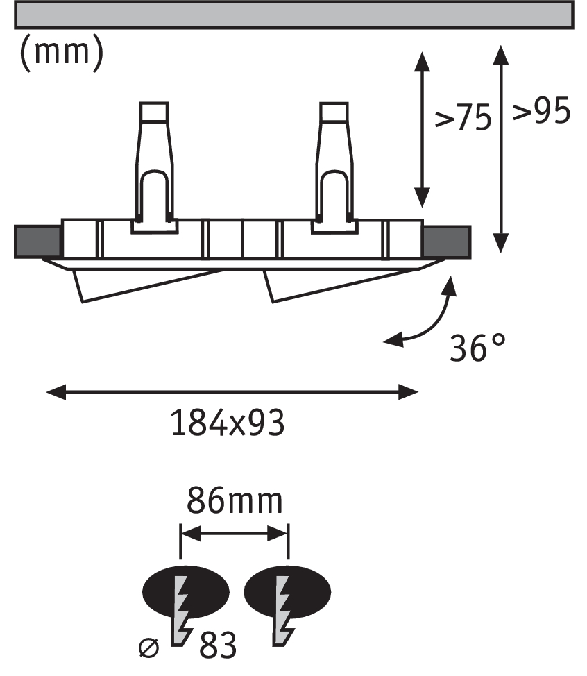 Встраиваемый светильник Paulmann 92902