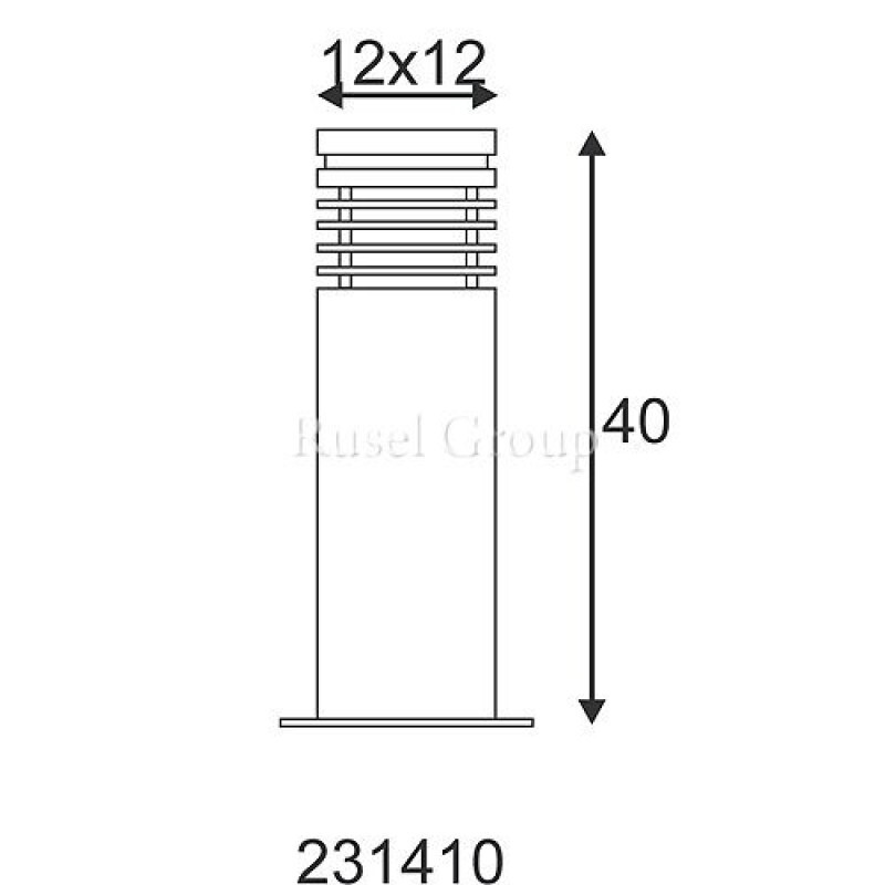 Уличный светильник SLV ARROCK GRANITE 40 231410