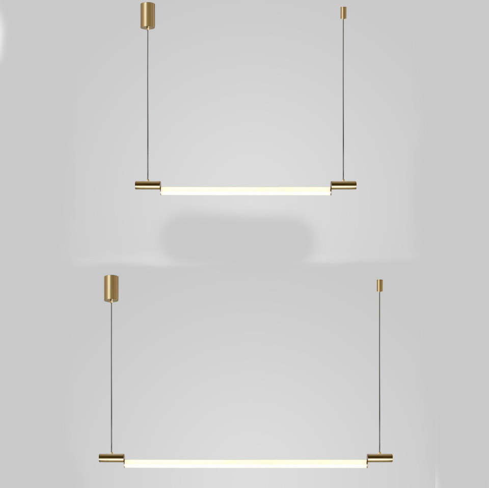 Подвесной светильник RAMP L87 Brass by ImperiumLoft