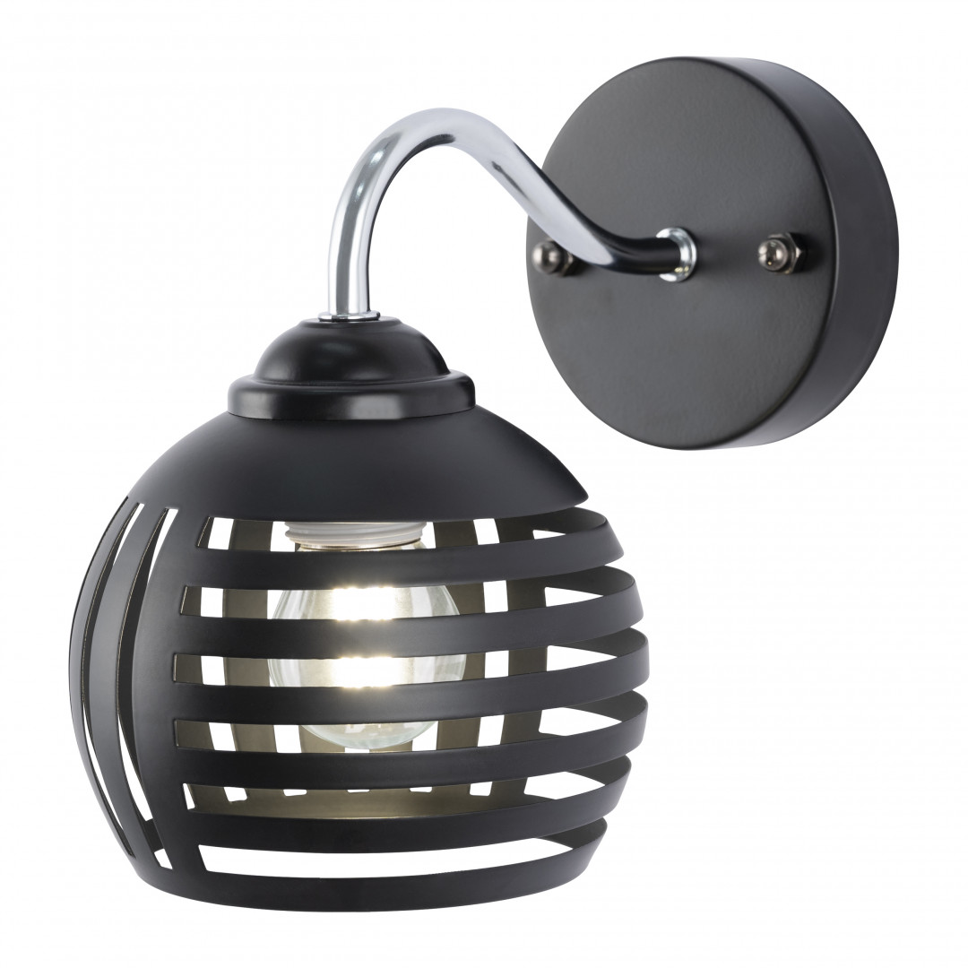 Бра с плафонами 325107/1W BK.CR Arte Milano