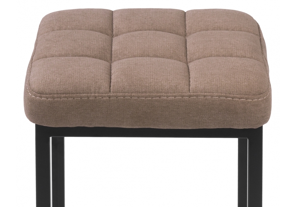 Барный стул Woodville Лофт ткань канди мокко / черный матовый 424149