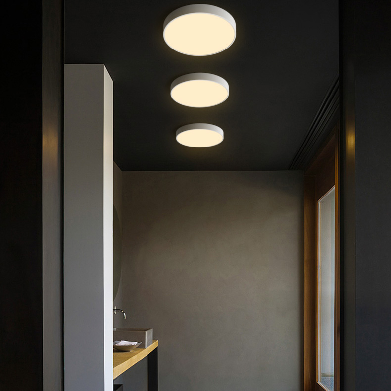 Потолочный светильник DISC BW D60 Black by ImperiumLoft