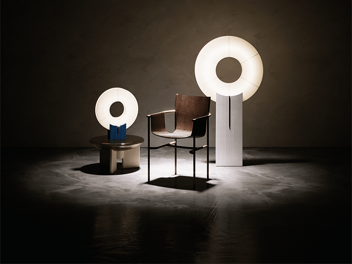 Приставной столик Paolo Castelli Lens 60 brown TAV.LENS.120