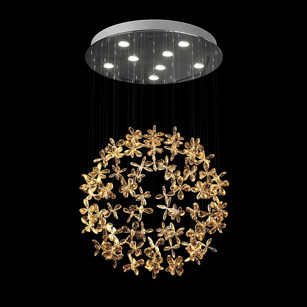 Подвесная люстра LUCIEN D60 Amber by ImperiumLoft