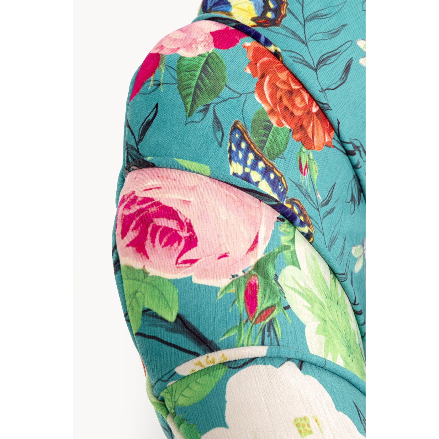 Кресло Water Lily Gold Flower Fever Blue KARE 71168