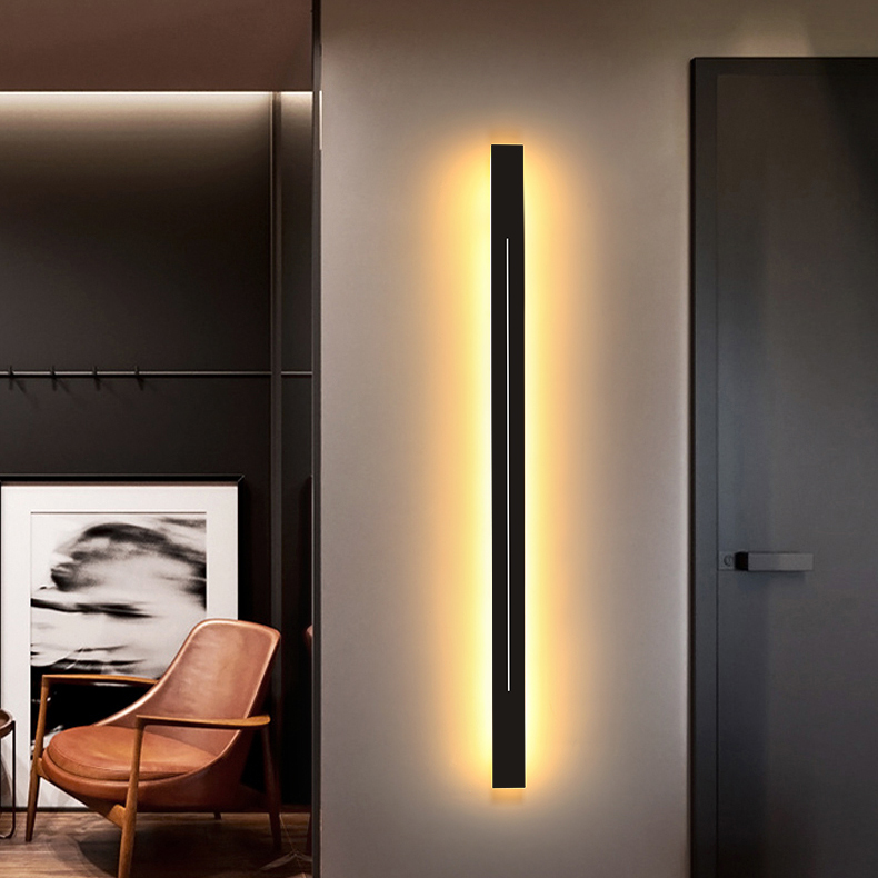 Настенный светильник SOURIS L100 Black by ImperiumLoft