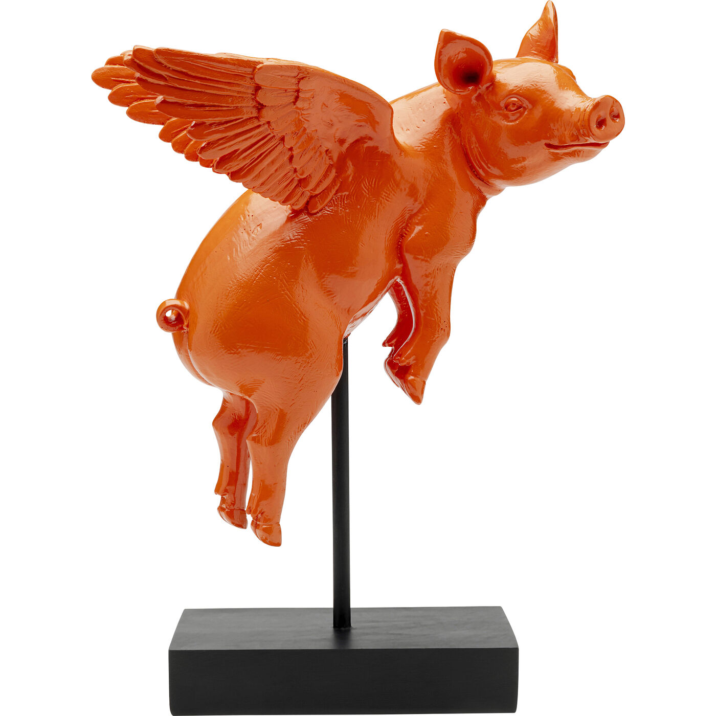 Фигура декоративная Flying Pig Orange 29cm KARE 56904