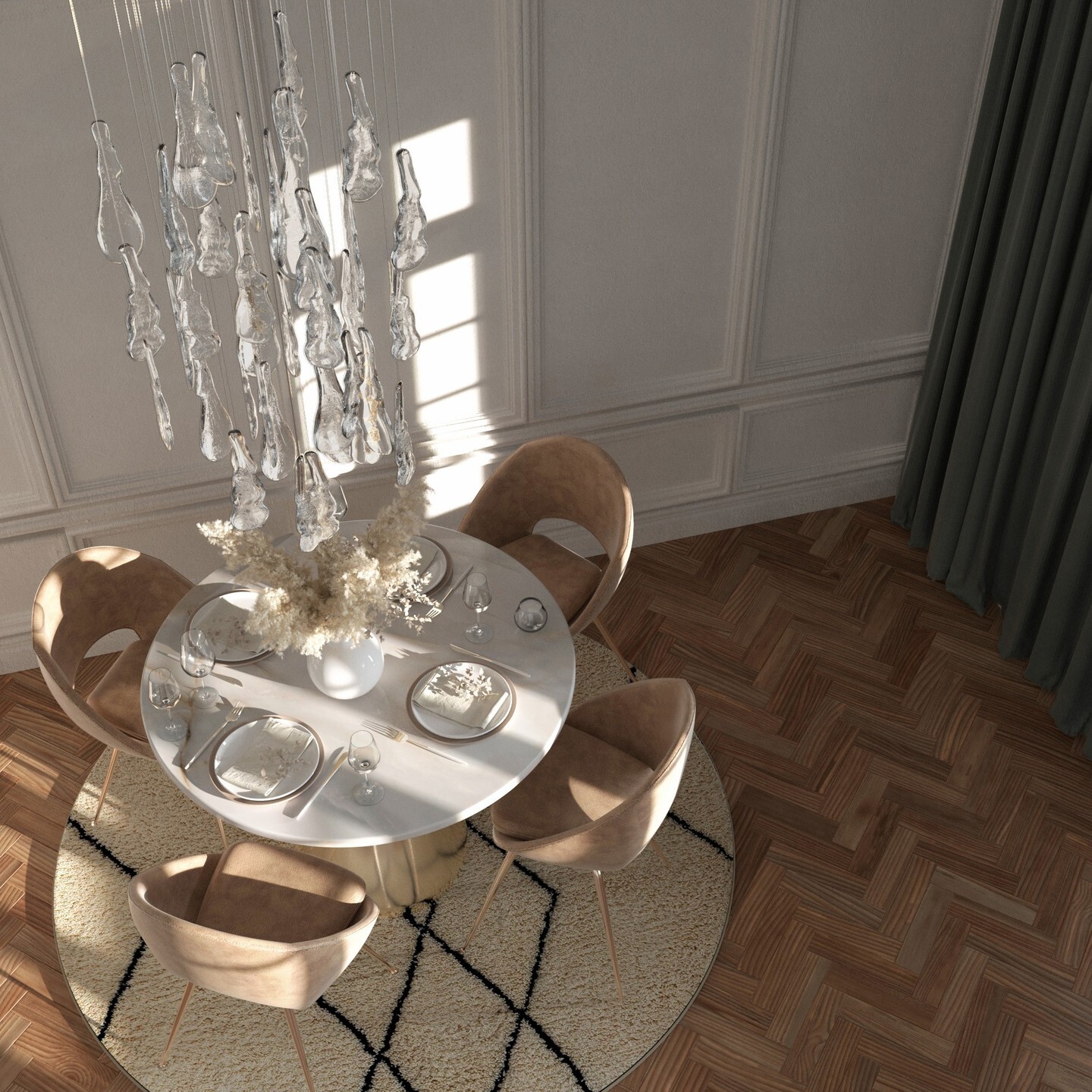 Подвесной светильник LASVIT Herbarium Round S