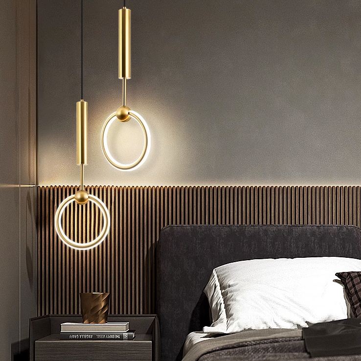 Подвесной светильник FINNUR B D20 A Brass by ImperiumLoft