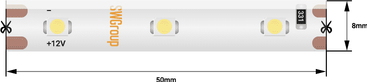 Лента светодиодная SWG SWG360-12-4.8-G-65