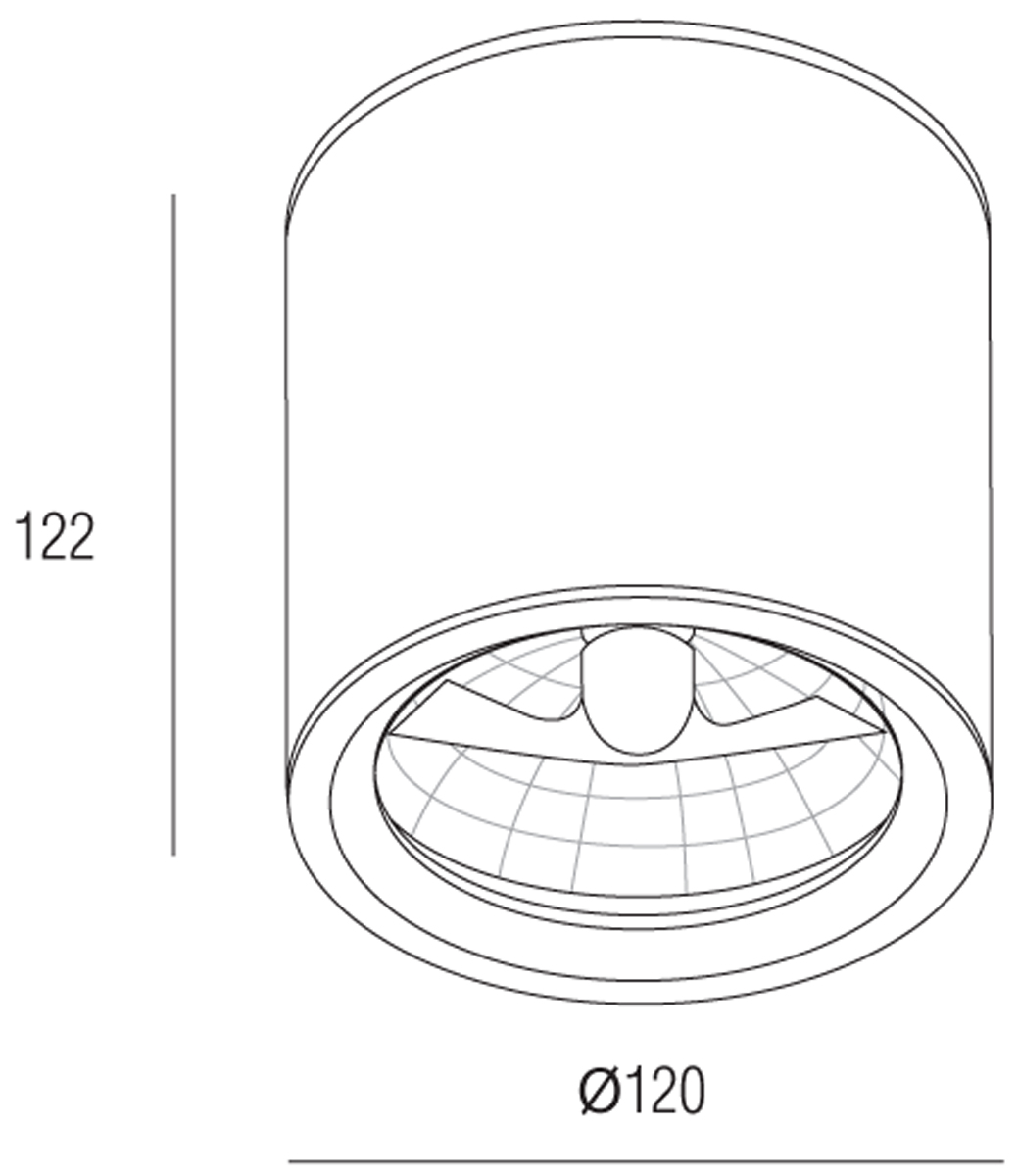 Накладной светильник Donolux DL18408/11WW-R