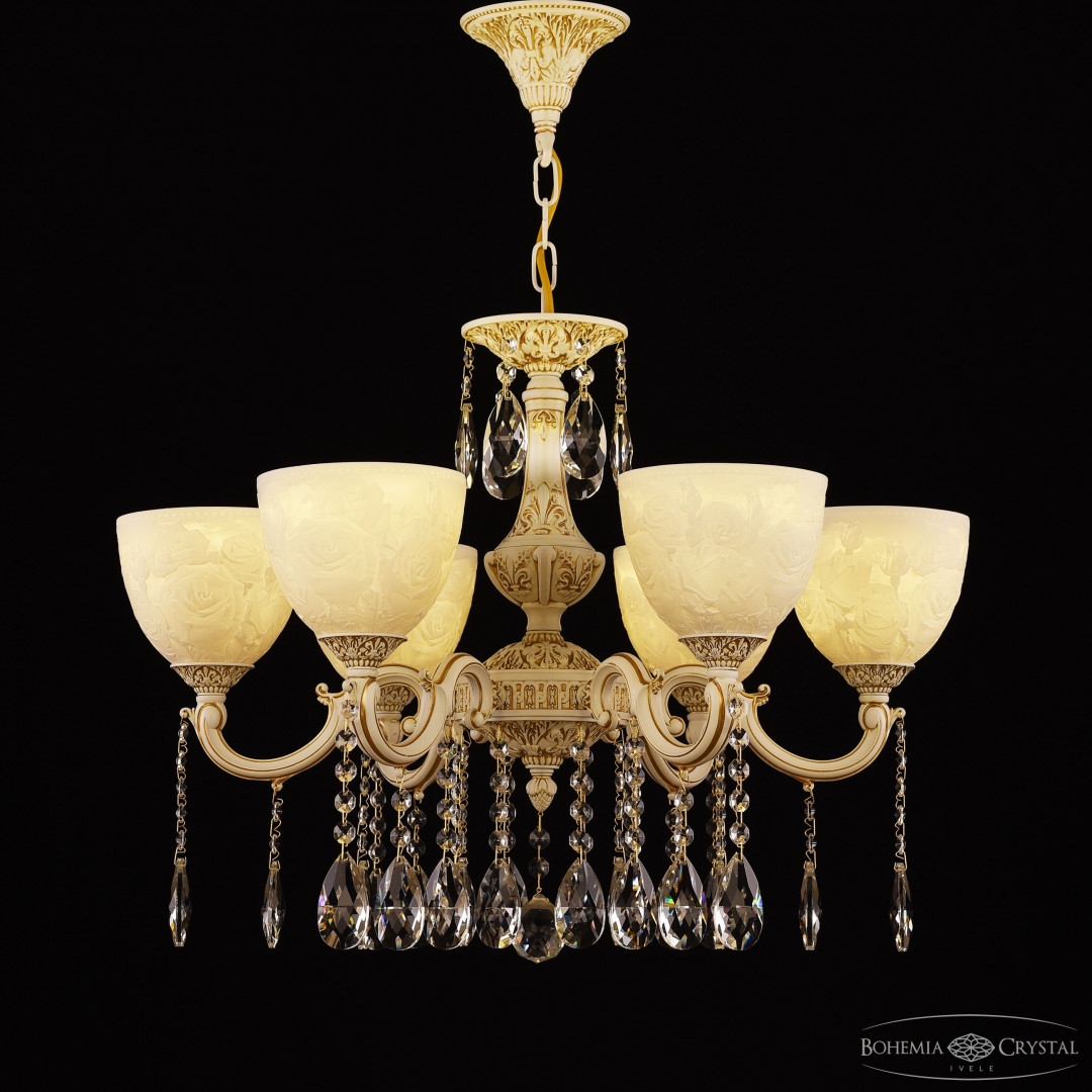 Люстра хрустальная AL78101/6/175 A WMG P1 U Rose Bohemia Ivele Crystal