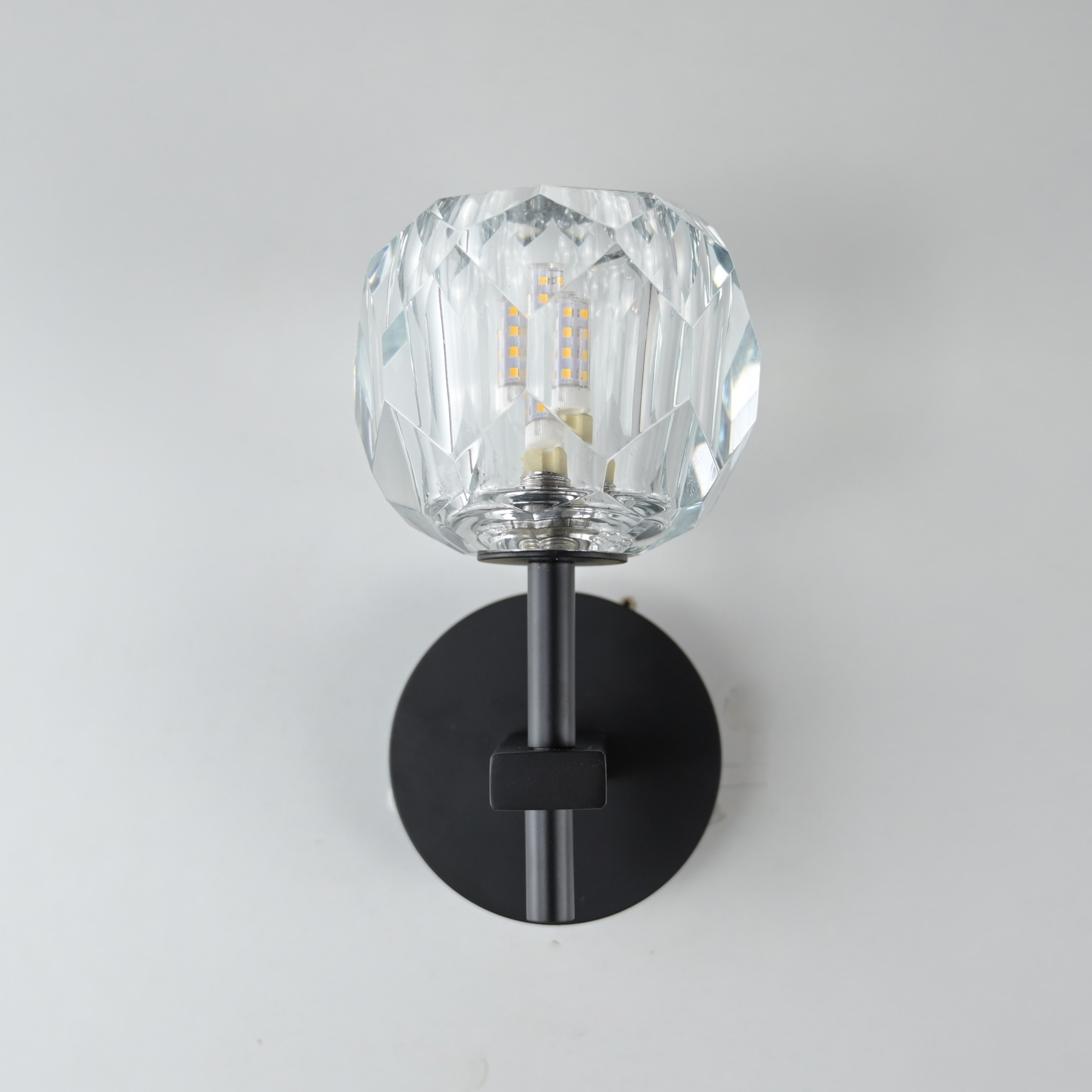 Бра Rh Boule De Cristal Single Sconce Black By Imperiumloft