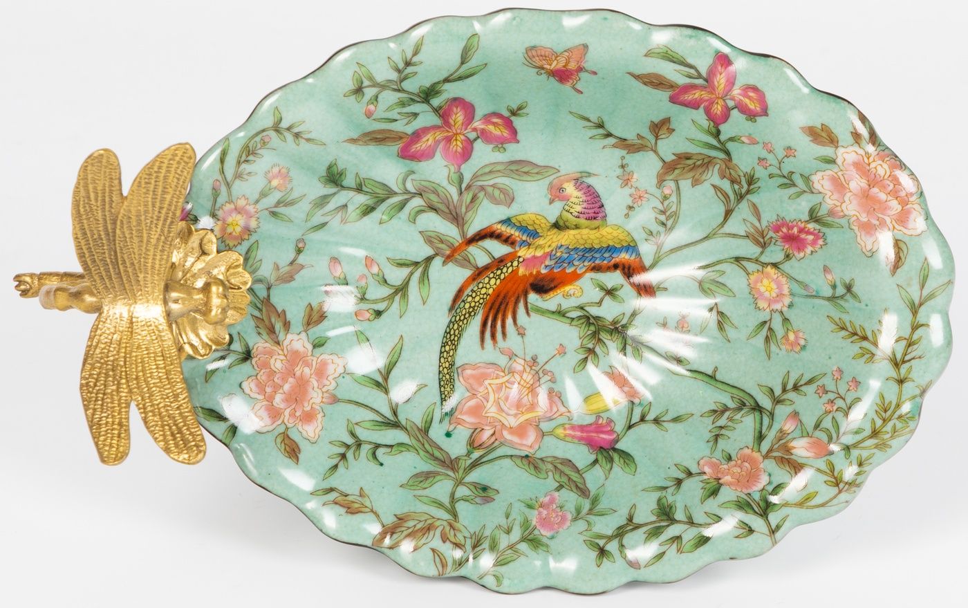 Чаша со стрекозой Glasar 31G2561/C929HC/HLD1533