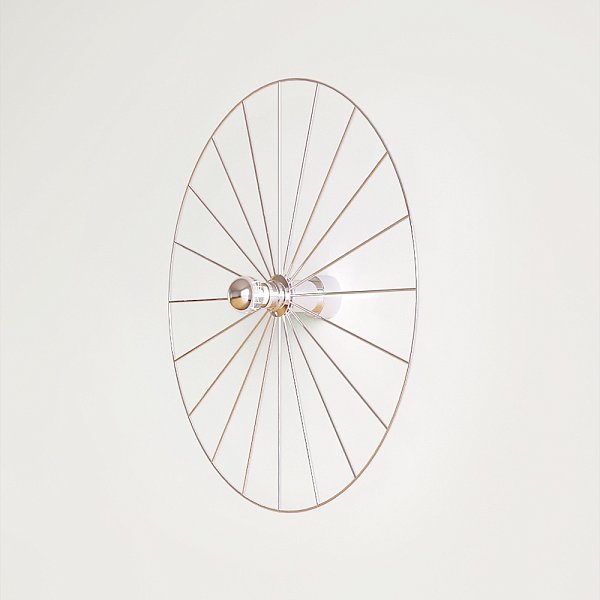 Бра Wheel 60 cm хром + цоколь 10 cm хром Aromas del Campo