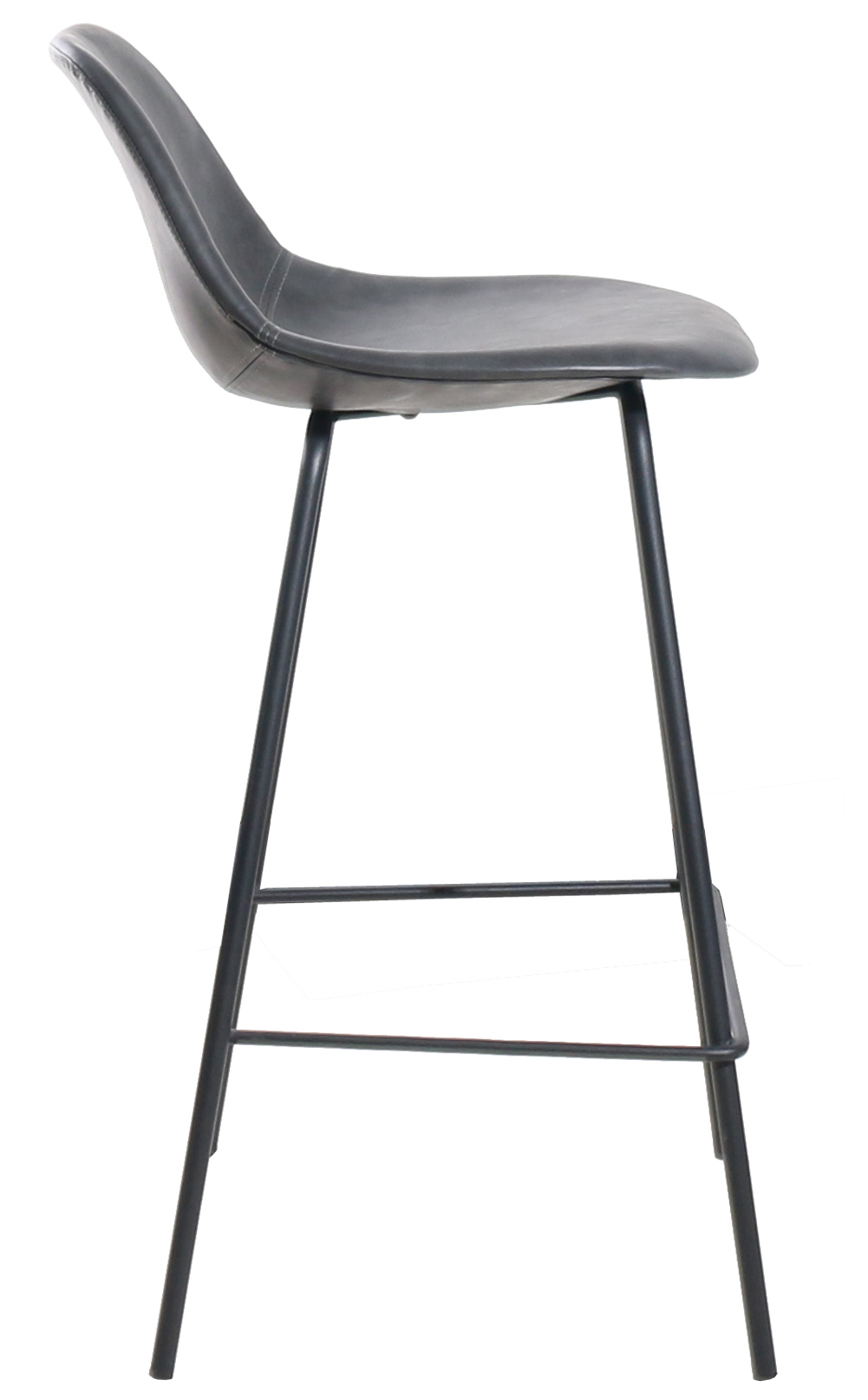 Стул полубарный City серый Bradex Home FR 0453