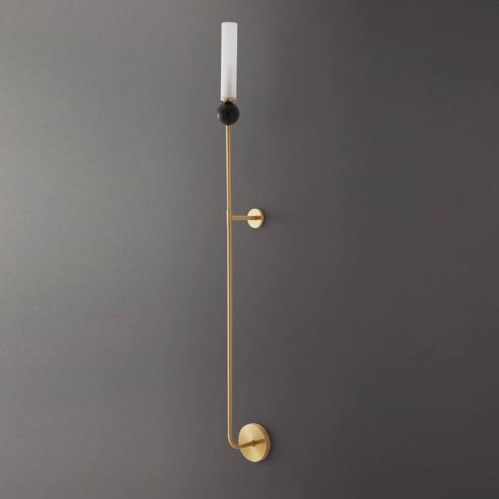 Настенный светильник CYLINDER WALL H115 Brass by ImperiumLoft