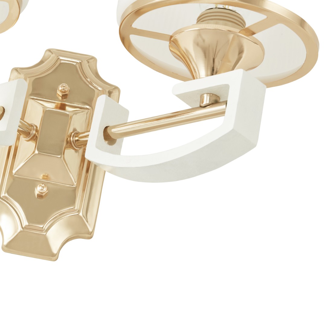 Бра с плафонами 302457/2W Wh/Gd Arte Milano