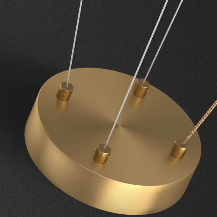 Кольцевые люстры и светильники LATTE D120 Black by ImperiumLoft