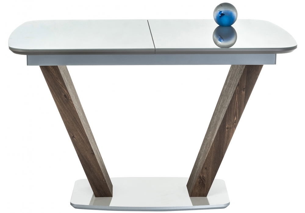 Стол Woodville Стол на тумбе Петир орех кантри / серый 462089