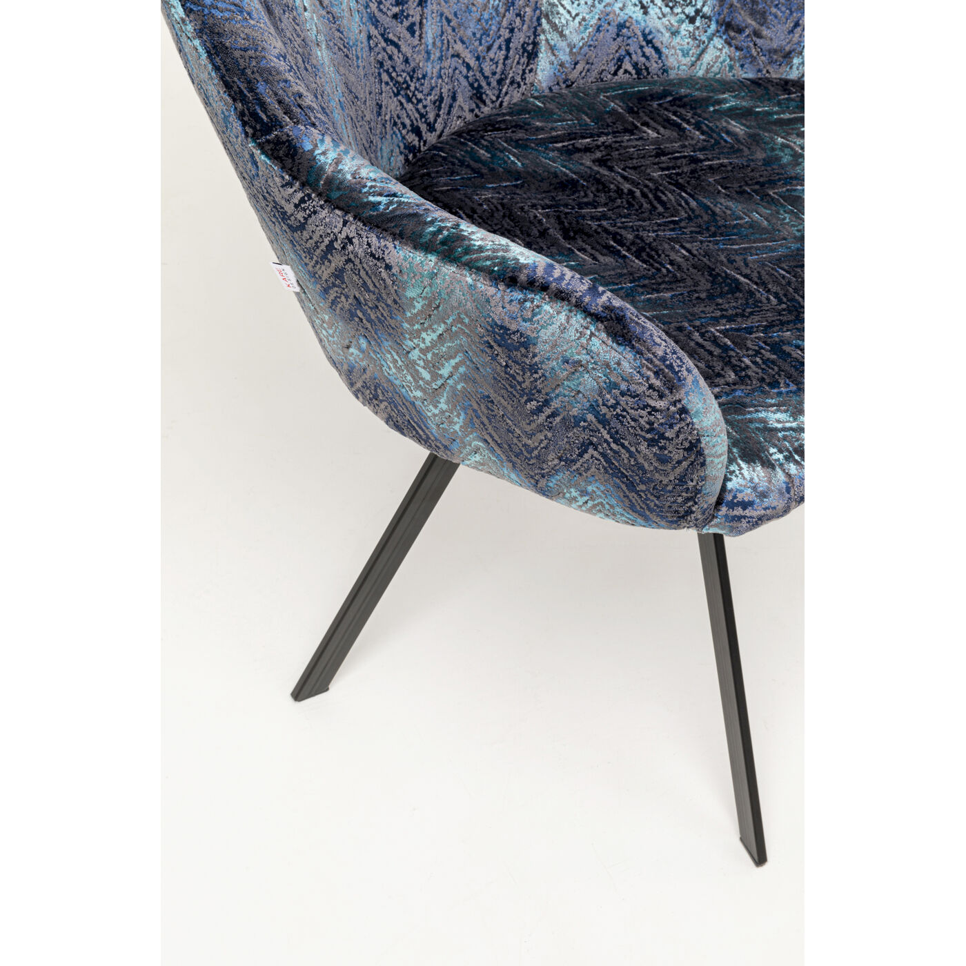 Кресло вращающееся Coco Hugs Keops Blue Limited KARE 46247