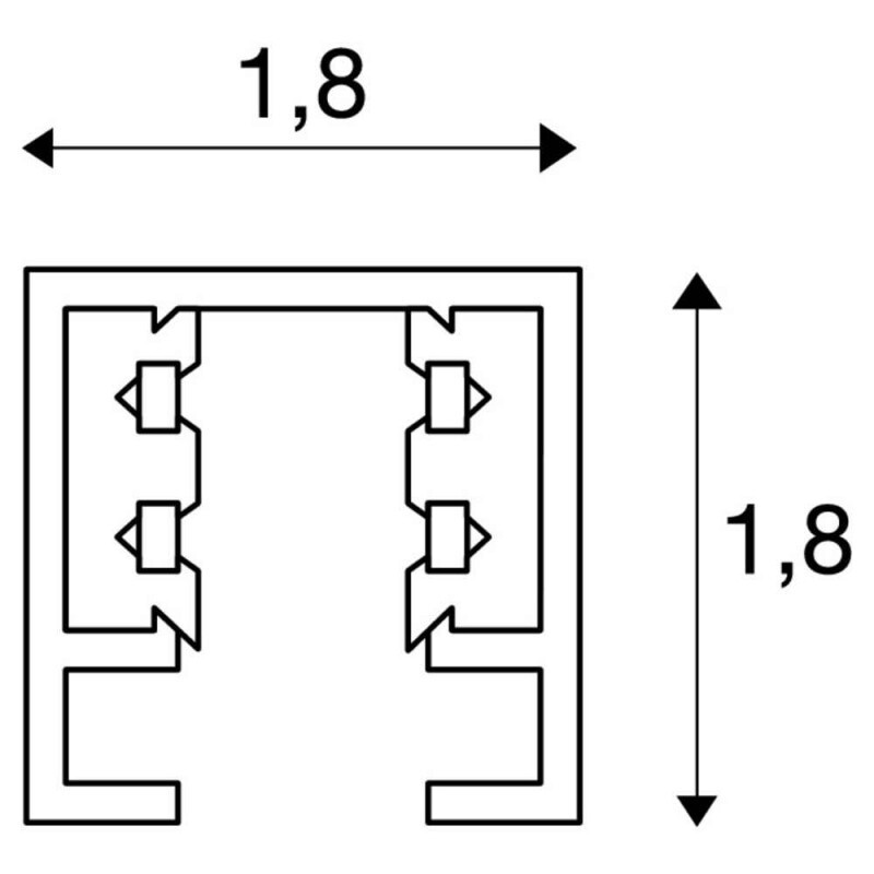 Встраиваемый шинопровод SLV 172031