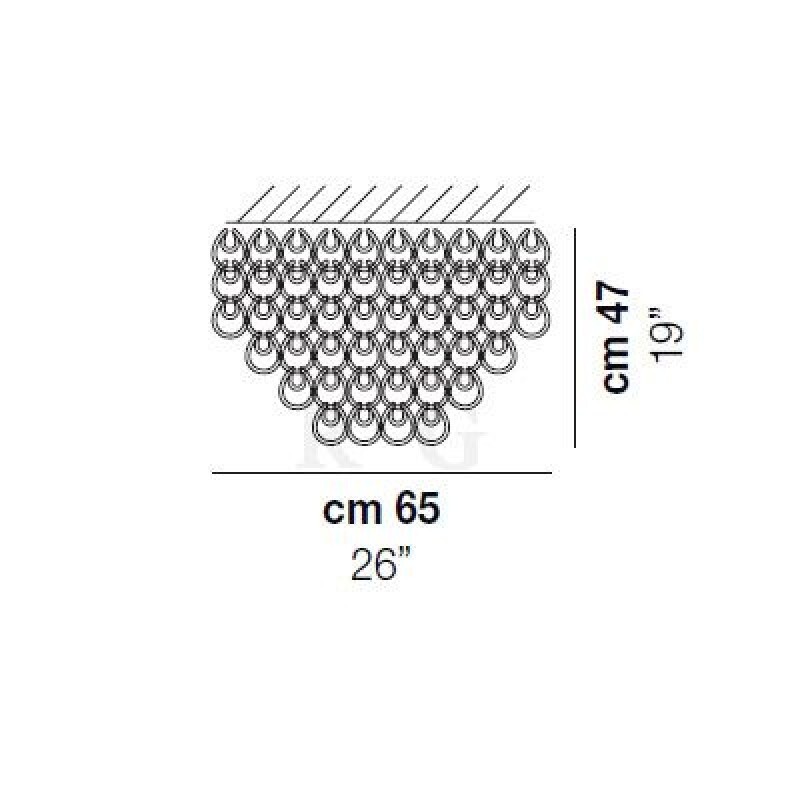 Потолочный светильник Vistosi GIOGALI PL 65Q