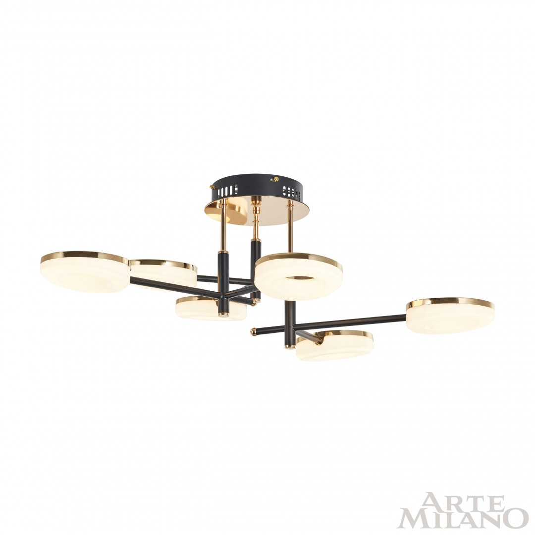 Светильник светодиодный 272999/6 BK/GD Arte Milano
