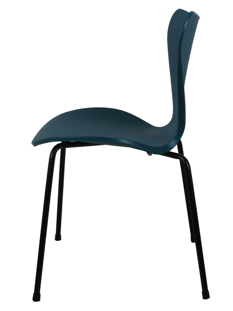 Стул Seven голубой с чёрными ножками Bradex Home FR 0421