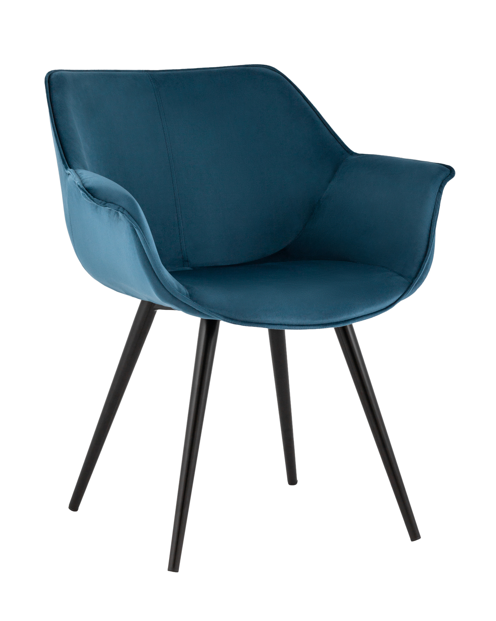 Стул Мэйсон велюр пыльно-синий Stool Group